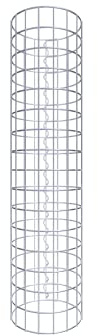 GABIONENSÄULE env. 27 cm-Hauteur : 80 cm, Largeur de Maille 5 x 5 cm-gabione Colonne