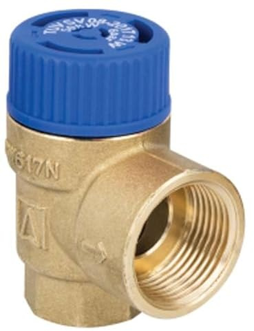 AFRISO Trinkwasser Membran-Sicherheitsventil , 6 bar, DN15 1/2 mit 3/4 Auslass