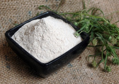 Naturix24 – Flohsamenschalenpulver, Flohsamenschalen indisch gemahlen – 250g Beutel