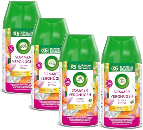 Air Wick Freshmatic Max Nachfüller Lufterfrischer Duft 4er Pack (Sommervergnügen)