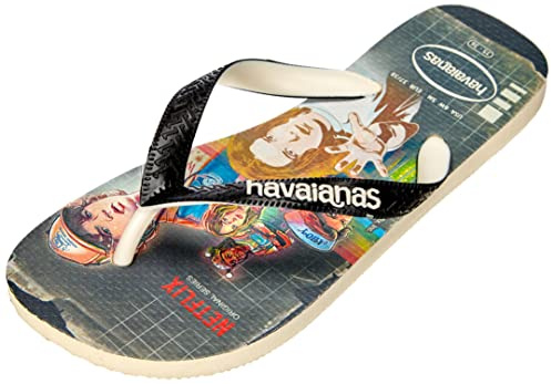 Havaianas Top Netflix, Infradito Unisex - Adulto, Multicolore (Stranger Things), 39/40 EU