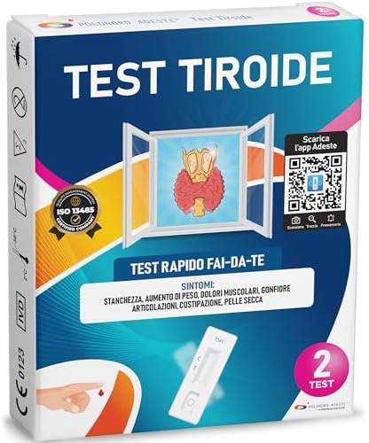 ADESTE Test Tiroide Fai da Te | Test TSH Tiroide | Risultato 10 Min 2 test