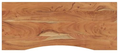 vidaXL Schreibtischplatte 110x50x2,5 cm Rechteckig Massivholz Akazie