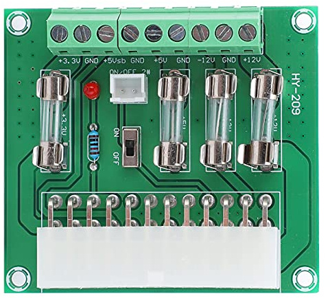 Carte d'alimentation ATX, Adaptateur d'alimentation pour Ordinateur, Module 20 Broches 24 Broches pour Certaines Cartes D'amplificateur de Puissance, Ordinateur de Table de Bureau