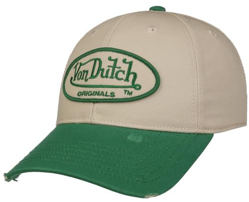 Von Dutch DB Denver Dad Cap Basecap Baseballcap Curved Brim (One Size - beige-grün)