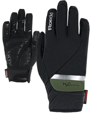 Roeckl Ranten 2 Winter Fahrrad Handschuhe lang schwarz/grün 2027: Größe: 8.5