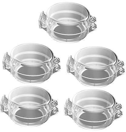 VICASKY 5St Knopfschutz Brennerabdeckungen für Herde Abdeckung des Brennerherdknopfes Gas Herd Kindersicherung Gas Herd Knopfabdeckung Brennerabdeckungen für Gasherde Kindersicherungen pp