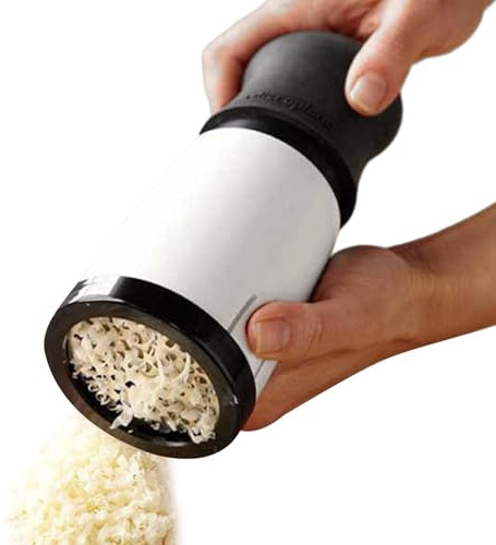 Generic Rotierende Käsereibe, Edelstahl, Tragbar, Küchenutensil für Käse, Gemüse und