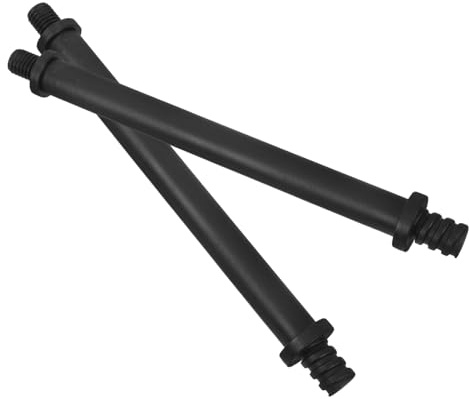Scopino Wc Ricambi 2pezzi in Plastico Nero, Connettore Manico | Ricambi per Scopino Wc, Montaggio Semplice, Finitura Elegante, Pulizia Accurata e Accesso Facile