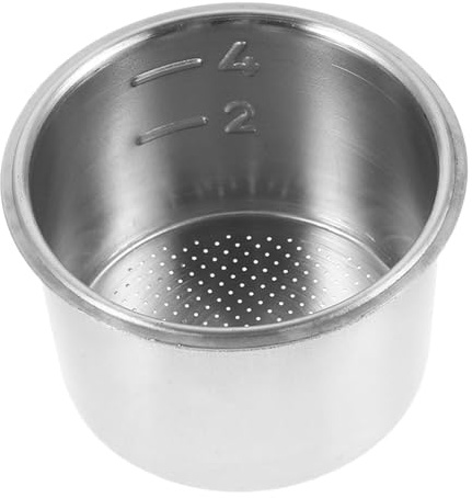 ULTECHNOVO Filtro De Café Reutilizable Acero Inoxidable 51mm Filtro Poroso Para Cafetera Espresso 4 Tazas Accesorio Cocina Hogar Profesional Múltiples Usos