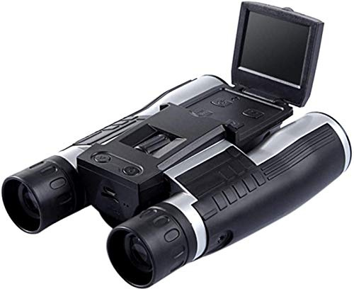 ZJFHEYUO Telescopio Digitale con Zoom LCD, binocolo, videocamera, telescopio per Esterni, Telecamera, telescopio 12X32