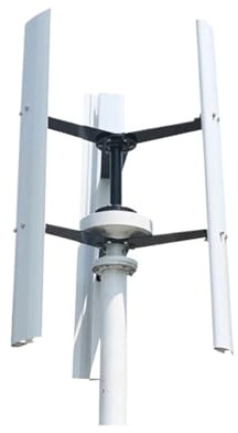 QZCX Aerogenerador Eolico, Molino de Viento Vertical de Poco Ruido del nerador de turbina de energía eólica del hogar de 800W 1000W 1KW 12V 24V 48V(24V,1000W)