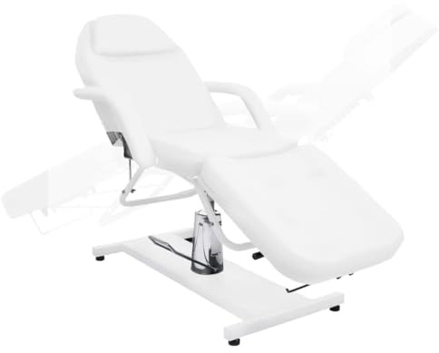 YUTAASU Tavolo da trucco con schienale regolabile e poggiapiedi come letto da massaggio versatile per il salone