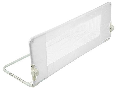 Safetots Bed Rail, White 100cm Wide x 40cm Tall, Toddler Bed Guard for Safety, Secure Child Bed Rail