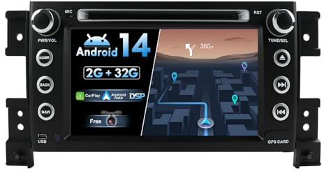 JOYX 7 Inch Android 10 Car Stereo Head unit, Suzuki Grand Vitara 2005-2018, 2G+32G, Free Backup Camera, Microphone, GPS, WiFi, 4G BT5.0, Steering Wheel Control, DAB, Carplay