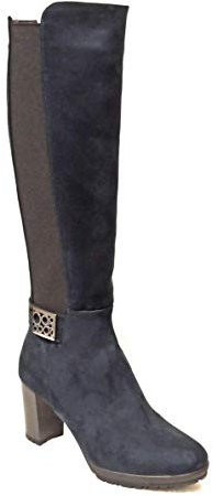 COMART 363178 STIVALI IN CAMOSCIO CON ELASTICO SUL GAMBALE TACCO 8 CM