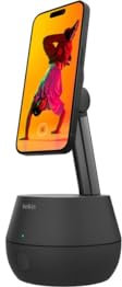 Belkin Supporto Pro con tracking automatico con DockKit, caricatore wireless da 15 W con MagSafe, rotazione di 360°, integrazione iOS per iPhone 16/15/14/13/12, alimentatore con cavo da 1,5 mm