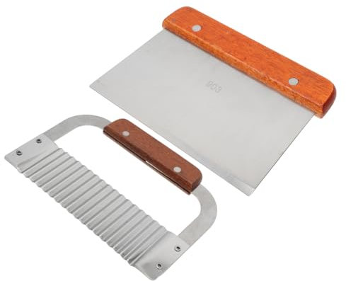 PRETYZOOM Grattoir à Aliments Hachoir Ondulé pour Pommes de Terre Raclette de Cuisine Accessoire Pratique