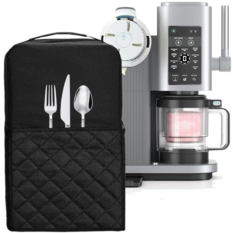 Ninja Creami NC701EU, pour accessoires de sorbetière ninja, housse de protection étanche, pour dessert et crème glacée