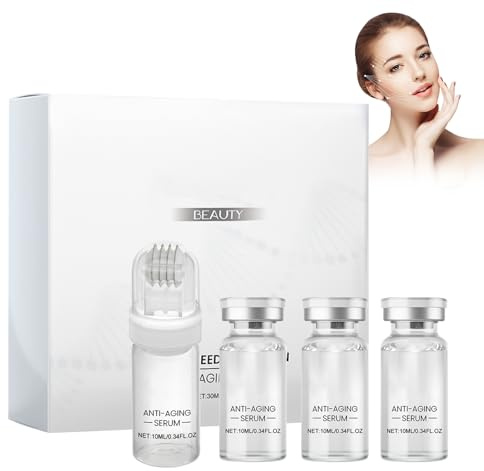 Microneedling Visage, Micro Infusion Visage, Sérum pour Système de Micro-Infusion, Kit de Microneedling Beauté, Kit Sérum Anti-âge par Microneedling,Pour Tous Types de Peau