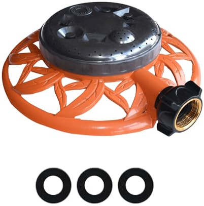 Qsvbeeqj Heavy Duty 360 Sprinkler Rotante Sistemi di Irrigazione Automatici ABS Costruzione Per Giardino Prato Impianto di Irrigazione Ecologico Giardino Spruzzato