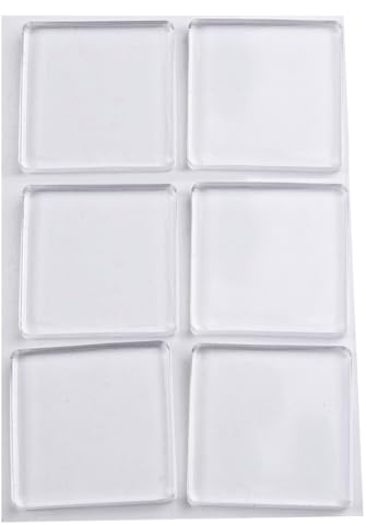 Homeponnew 6pcs Anti Vibration Non-Slip Mat Washing Machine 4 * 4cm 6pcs Silicone Anti suitable for Bathroom safety and avoiding any unpleasant smells