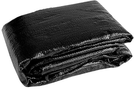 Windhager Unterboden-Gewebe, Anti-Unkrautgewebe, Bändchengewebe, Bodengewebe, wasserdurchlässig, 100 g/m², 5 x 2 m, schwarz, 06751
