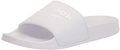 Reebok Men's Fulgere Slide Sandal, White, 13 UK