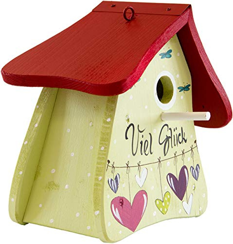 Vogelvilla Nistmini VIEL GLÜCK, mintgrün