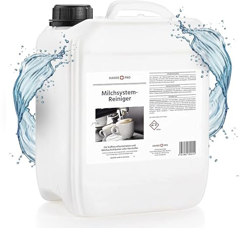 HANSE PRO Milchsystem-Reiniger, 1 x 5 Liter I Milch-Reiniger I Milchschaum-Reiniger I Reiniger für Milchaufschäumer, Kaffeevollautomaten, Sahneautomaten