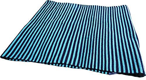 Wonder Care Bio-Yogamatte für Workout & handgewebte Yogamatte, dick, umweltfreundlich, faltbar, Campingzubehör, Meditationsmatte, Reise-Yogamatte (blau)