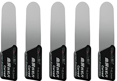 5 Stück separate Display-Trenner Reparatur Hebel-Werkzeug Handy reparatur werkzeug LCD Kurve Elektronisch Display-Öffner Werkzeug zum Öffnen aller Arten von Displays/Tablets/PC(size:122x34mm)