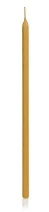 Jaspers Opferkerzen Natur 10% BW, 340 x Ø 13 mm, 25 Stück Orthodoxe Kerzen, Kerzenstäbchen