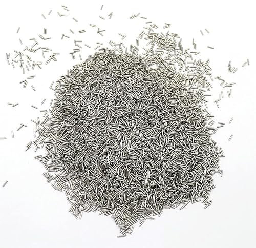 Aiguille de polissage magnétique en acier inoxydable - 500 g - Pour la fabrication de bijoux - Diamètre : 1 mm x 5 mm