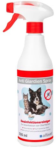 Alfavet Anti Giardien Spray zur Umgebungsbehandlung bei Giardien und Kokzidien, 500ml