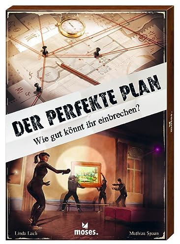moses. Der perfekte Plan - EIN kooperatives Escape Spiel, Exit Game für Meisterdiebe, Escape Room Spiel für 2-6 Spieler, Krimispiel ab 14 Jahre, White