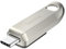 SanDisk Ultra Luxe Pendrive 256 GB Memoria USB Type-C (Unidad Flash, velocidad de lectura hasta 400 MB/s, USB 3.2 Gen 1, Connector Retráctil, Diseño metálico) Plata