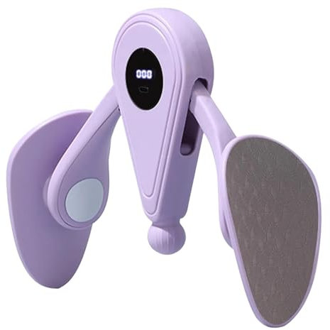 Oberschenkeltrainer, Innerer Oberschenkeltrainer für Frauen, Ergonomisches Design Beckenboden-Trainer, Beintrainer mit Zähler, Heimtrainingsgeräte für Po, Arm, Bein, Innenschenkel