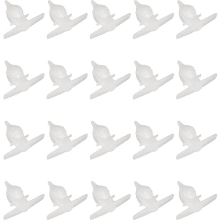 Anlseiod 20 X 7H0837485 Compatible con Transporter T5 T6 clips de sujeción de goma para puerta delantera de coche tira de sellado