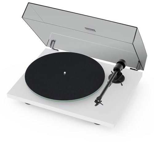 Pro-Ject T1 Evo Phono Plattenspieler mit integriertem Vorverstärker (weiß)