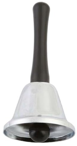 HOLIDYOYO Lauter Handglocke Metall Klassische Tischglocke Für Restaurant Und Partyservice Für Meditationsgebet Und Schulklassen Leicht Und Tragbar