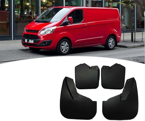 Wtwtg Paraspruzzi Auto per Ford Transit Tourneo Custom 2012-2018, Anteriore Posteriore Ruota Paraspruzzi Paraschizzi Pneumatici Protezione, Facile da installare