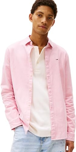 Tommy Jeans Chemise Homme TJM Slim Manches Longues