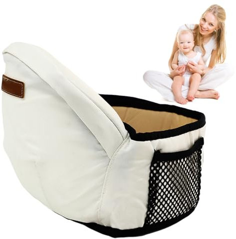 Babyträger | Baby Hip Carrier | Hip -Sitz - -Taillenträger | Rein Baumwolle sanft auf der Haut des Babys | Ergonomischer Träger | Ergonomische Anti-Rutsch-Träger mit Maschentasche für Neuge