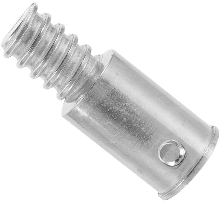 POPETPOP Threaded Tip Replacement for Extension Pole Durable Metal American Style Adapter Secure Handle Tips for Poles Easy Install Broom and Mop Connector Stable Fit for Household and
