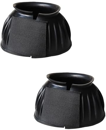 MZRAN Housse de protection professionnelle pour bottes de cheval, confortable, protection de sabot en caoutchouc, boucle adhésive durable