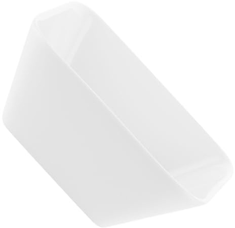 MOTHNUR Ciotola Quadrata in Ceramica Da Cucina 17,4 Cm Bianca, Insalatiera e Ciotola Da Dessert Per Uso Domestico, Resistente e Facile Da Pulire, Per Servire Insalate, Zuppe e Dessert