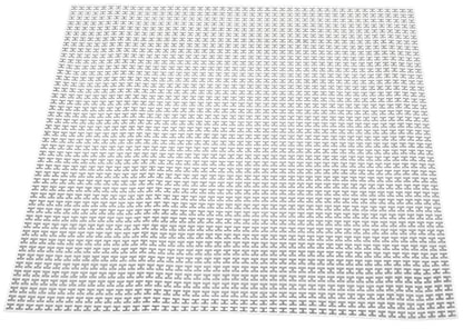 Nishiyuenyi Tablero de Perlas Fusibles Cuadrado para Arte DIY Pegboard de PVC Flexible Reutilizable Adecuado para Niños Decoración del Hogar Regalo, Blanco