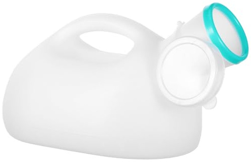 LABRIMP Urinoir Portable pour Hommes Plastique Bouteille Urinoir de Voiture Pratique pour Voyage Camping et Usage Quotidien Accessoire Urinaire Homme avec Protection Anti-déversement