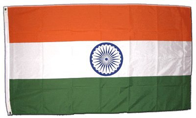 Flaggenfritze XXL Flagge Fahne Indien 150 x 250 cm